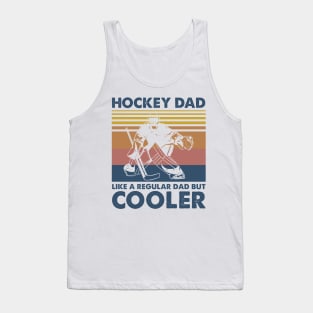 Hockey Dad Vintage Gift Father's Day Tank Top